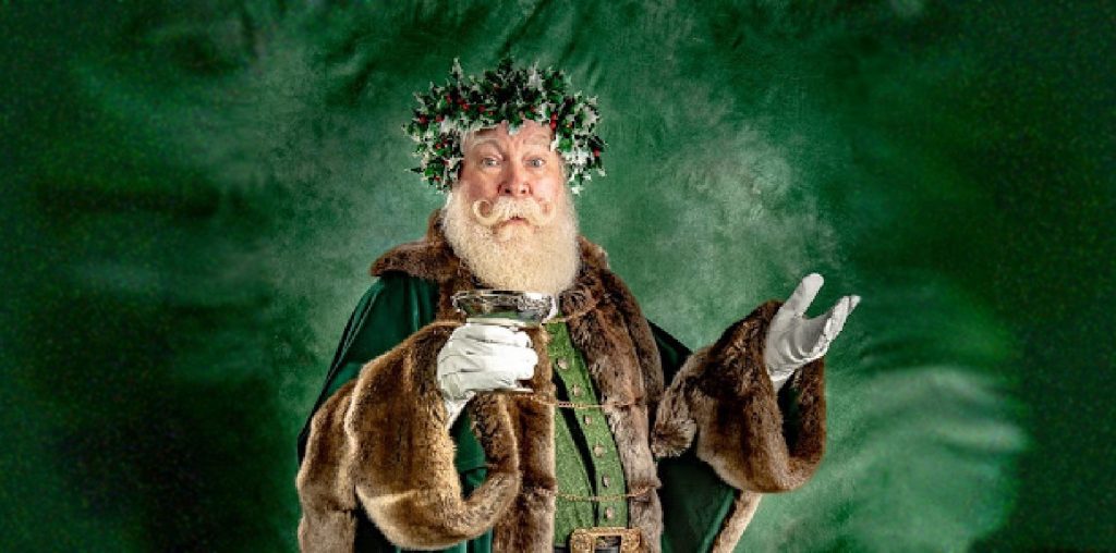 Santa True raises the Yule cup Santa True raises the Yule cup