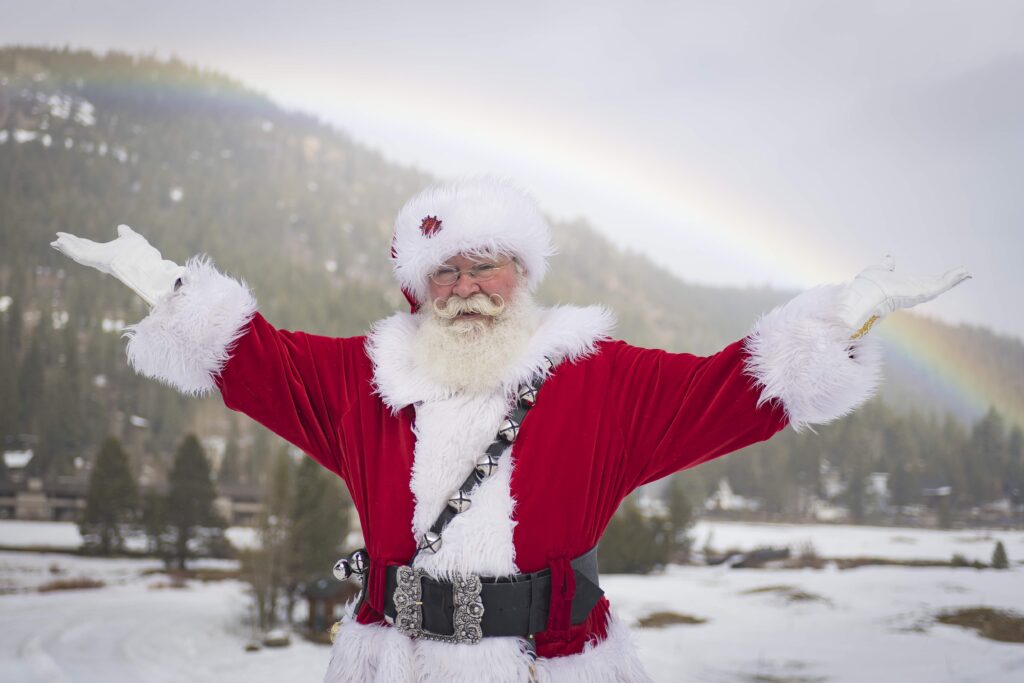 Santa True loves a rainbow! Santa True loves a rainbow!