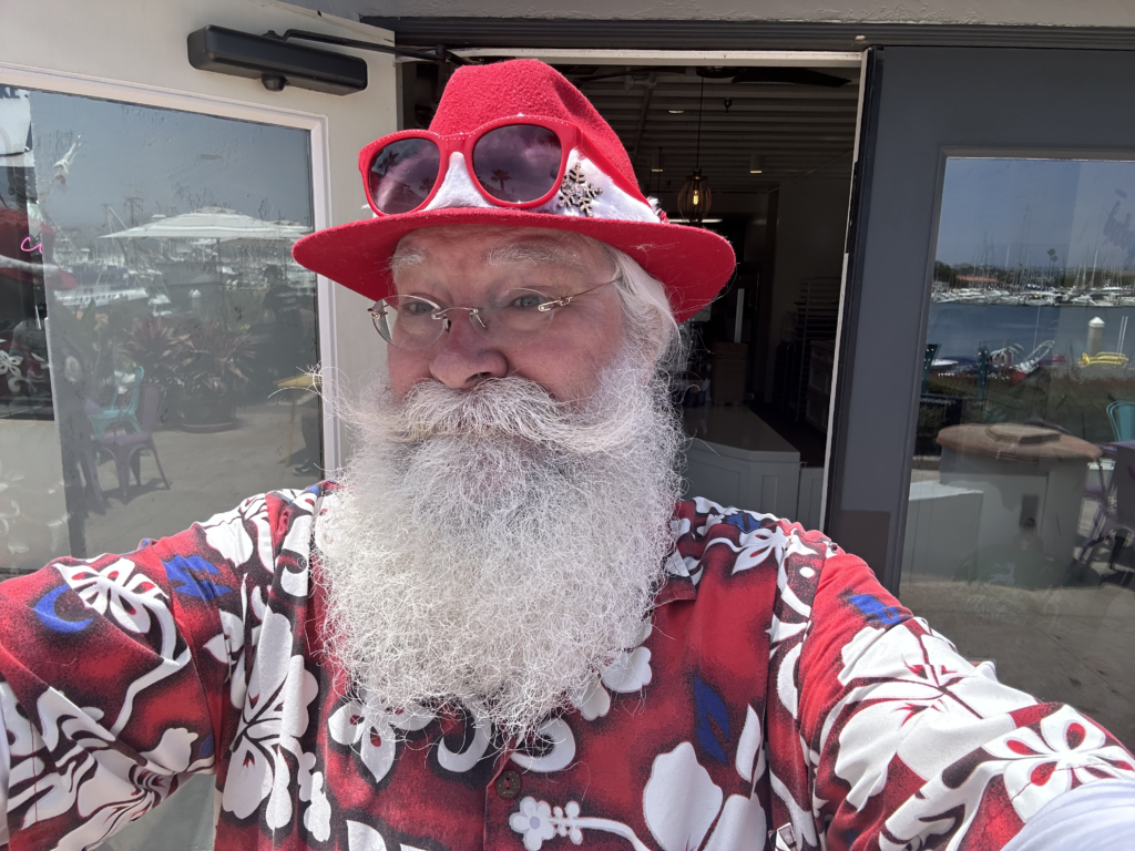 Santa True also loves a summer cookie Santa True also loves a summer cookie