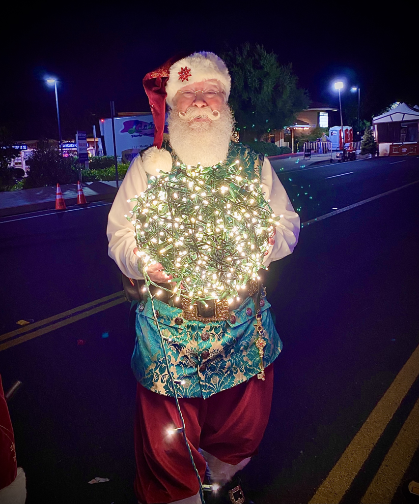 Santa True LOVES bright lights Santa True LOVES bright lights