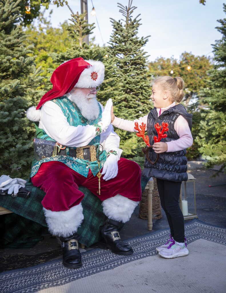 Santa True and a very special helping elf Santa True and a very special helping elf