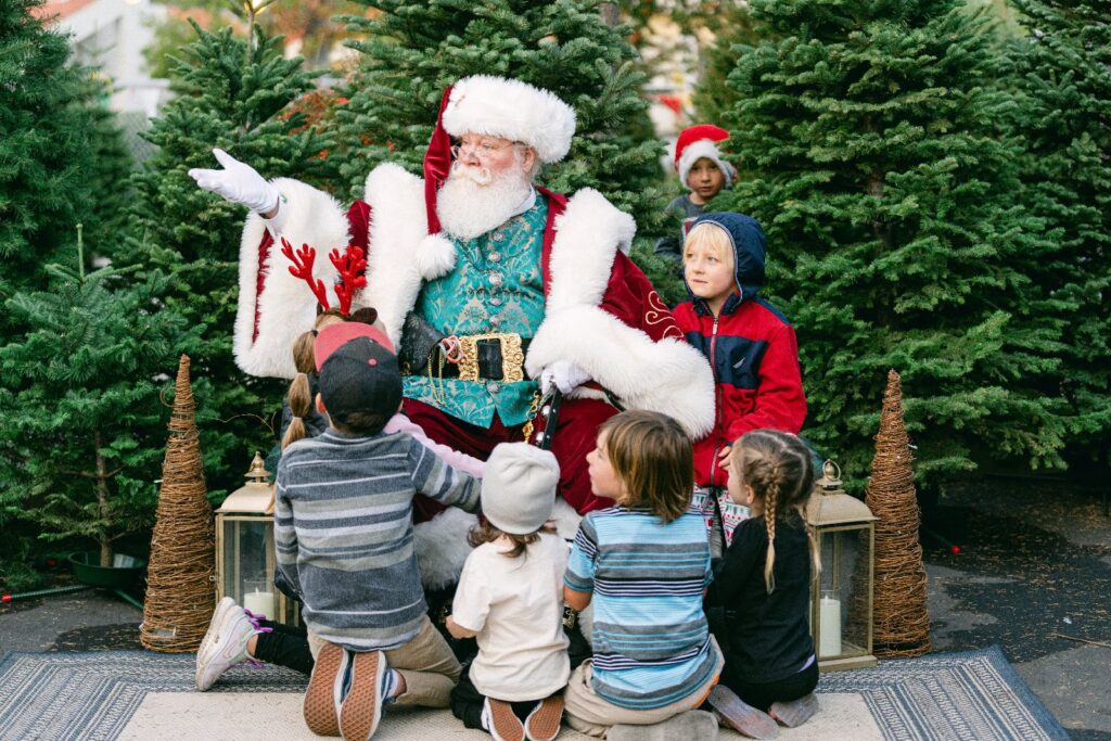 Santa True telling stories for children Santa True telling stories for children